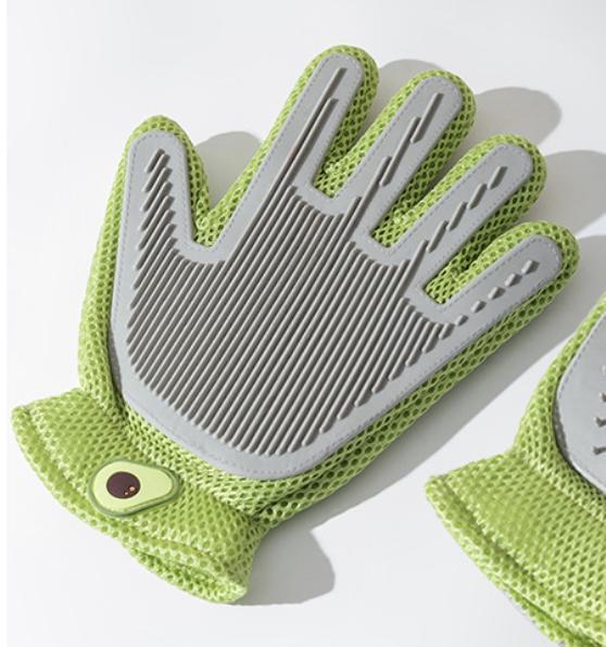 2-in-1 Pet Grooming Glove & Massage Mitt