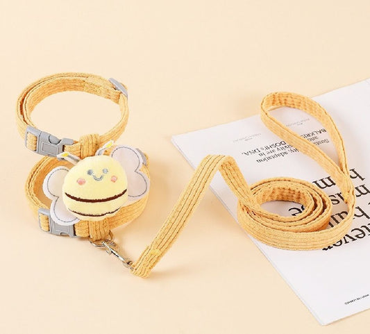 Bumble Bee Cat Harness & Leash Set