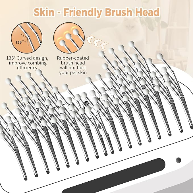 3-in-1 Steam Spray Pet Grooming Brush
