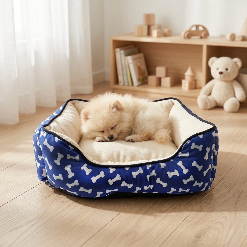Cozy Pet Nest — Sherpa Bed for Cats & Small Dogs