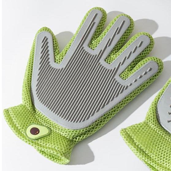 2-in-1 Pet Grooming Glove & Massage Mitt