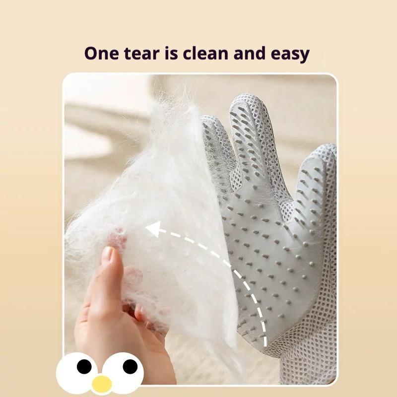 2-in-1 Pet Grooming Glove & Massage Mitt