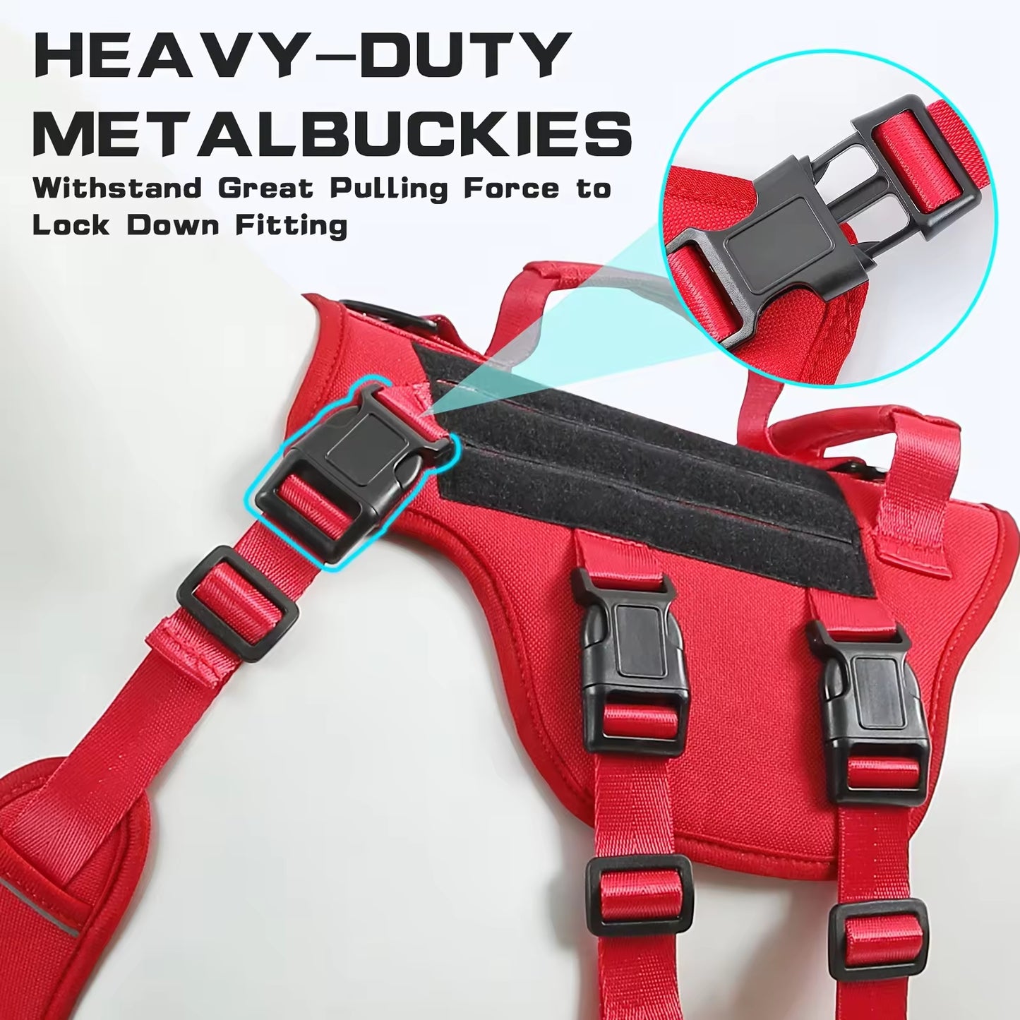 Tactical No-Pull Dog Harness — Dual Handle