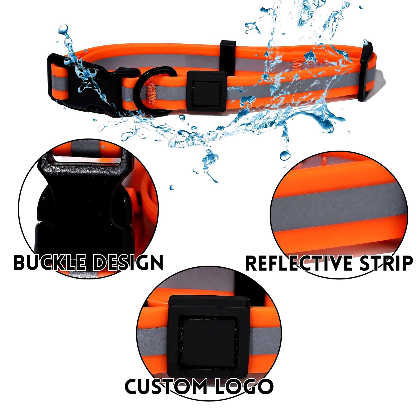 Reflective Waterproof Dog Leash — 5ft Heavy Duty