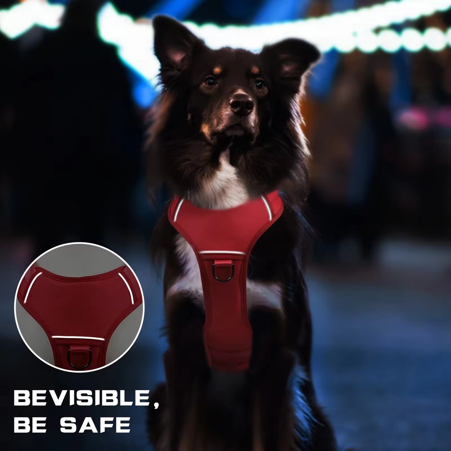 Tactical No-Pull Dog Harness — Dual Handle