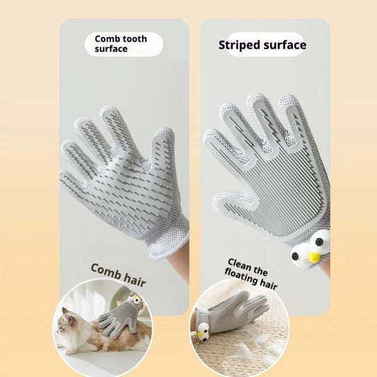 2-in-1 Pet Grooming Glove & Massage Mitt