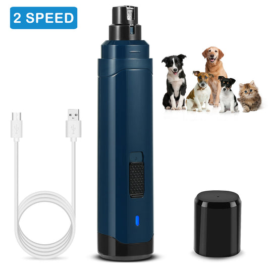 Quiet Pet Nail Grinder — 3-Port USB Rechargeable
