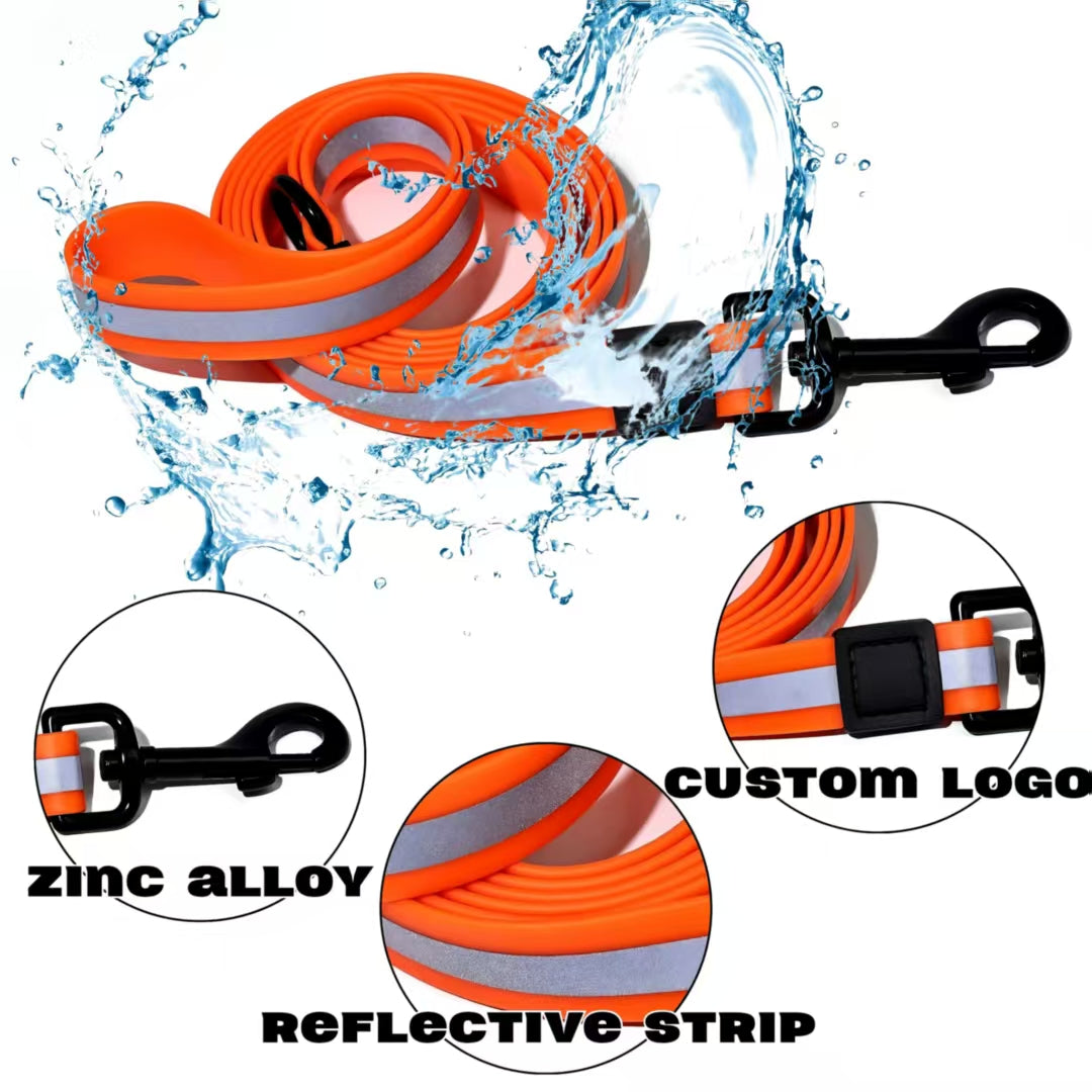 Reflective Waterproof Dog Leash — 5ft Heavy Duty