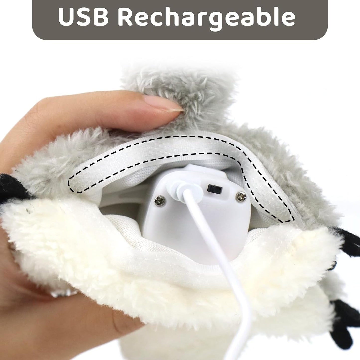 Flapping Squirrel Cat Toy — Touch-Activated