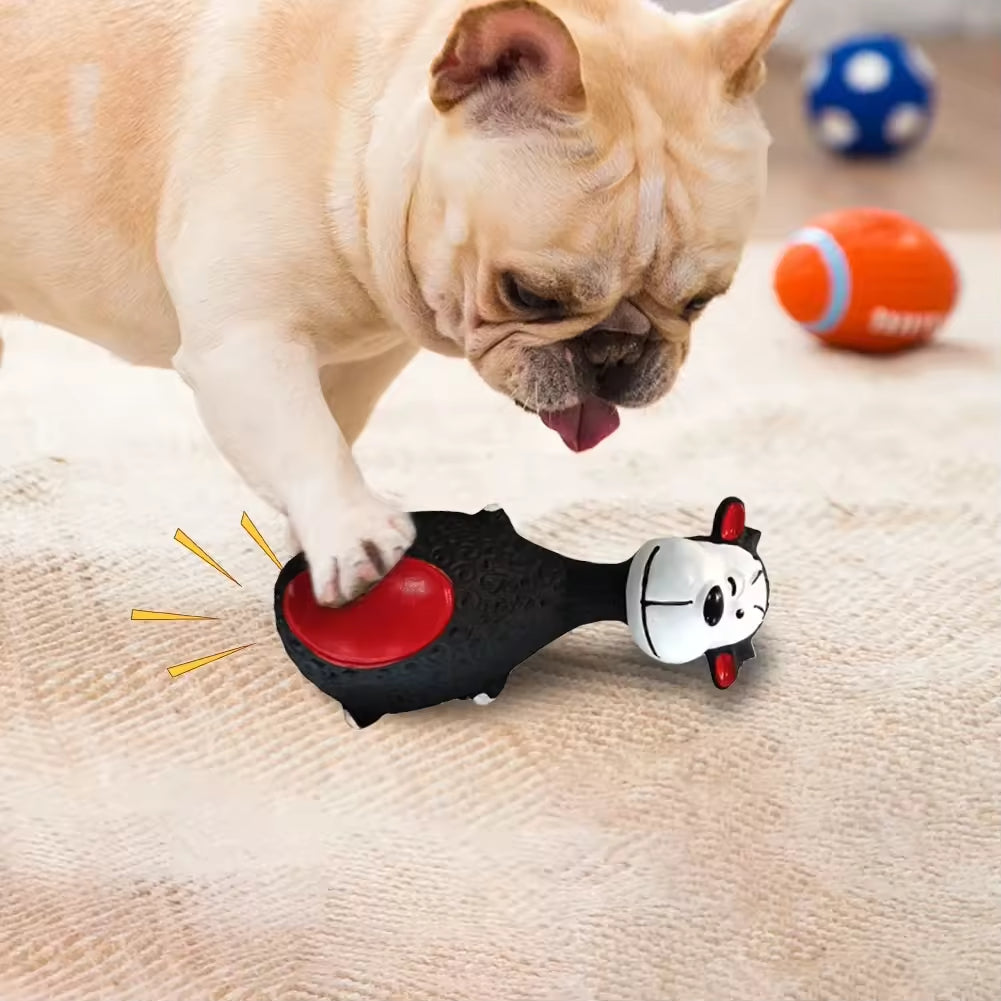 4-Pack Squeaky Dog Toys — Cute Latex Characters
