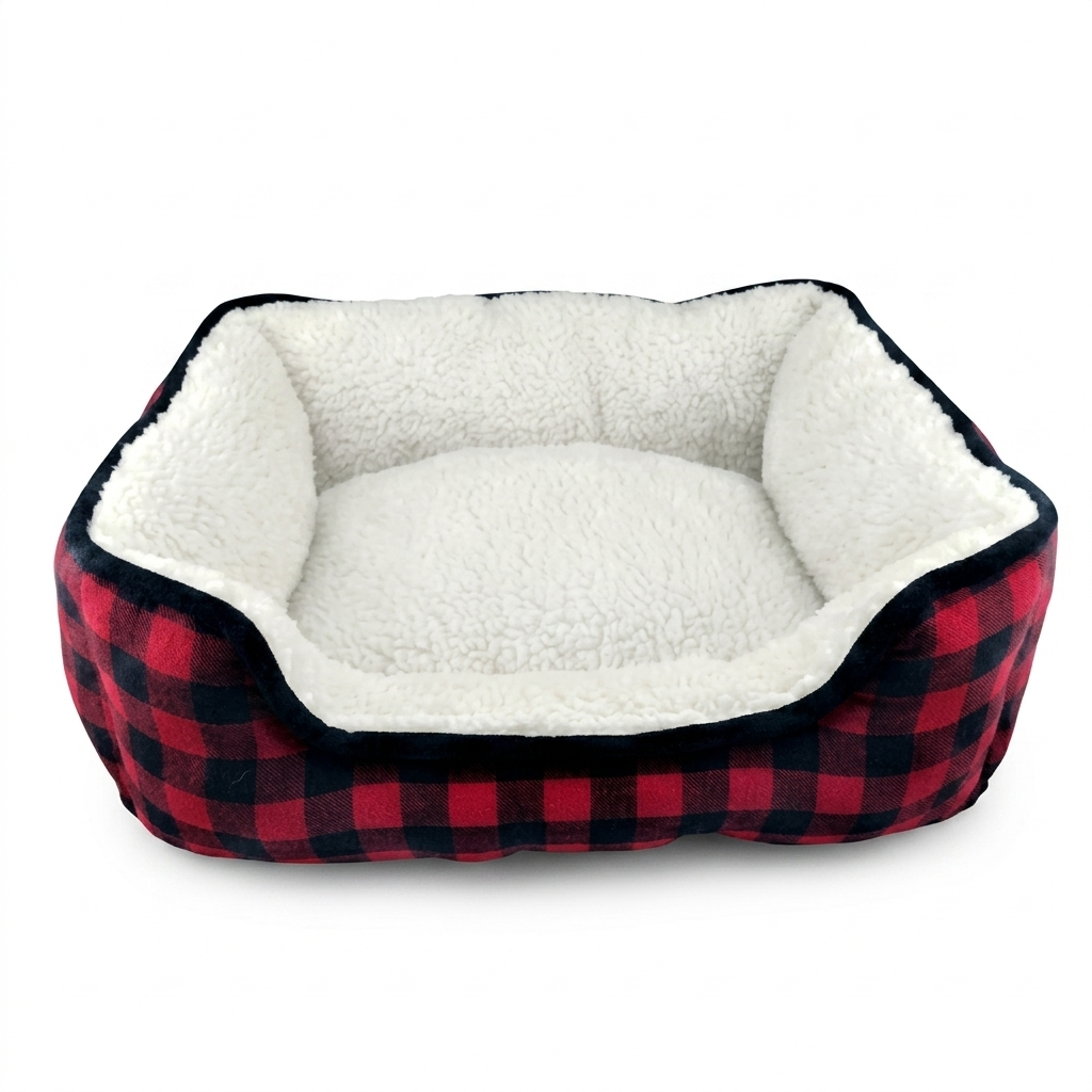 Cozy Pet Nest — Sherpa Bed for Cats & Small Dogs