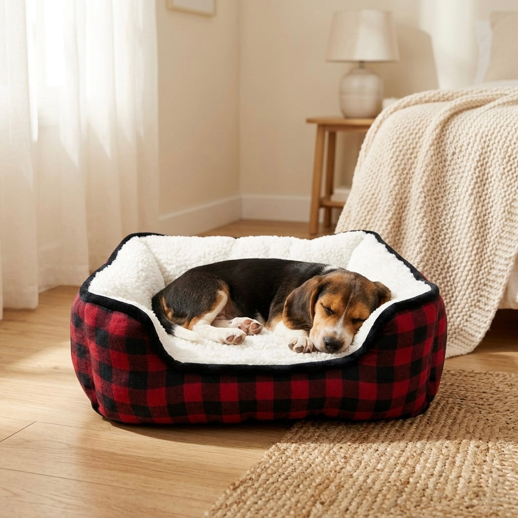 Cozy Pet Nest — Sherpa Bed for Cats & Small Dogs