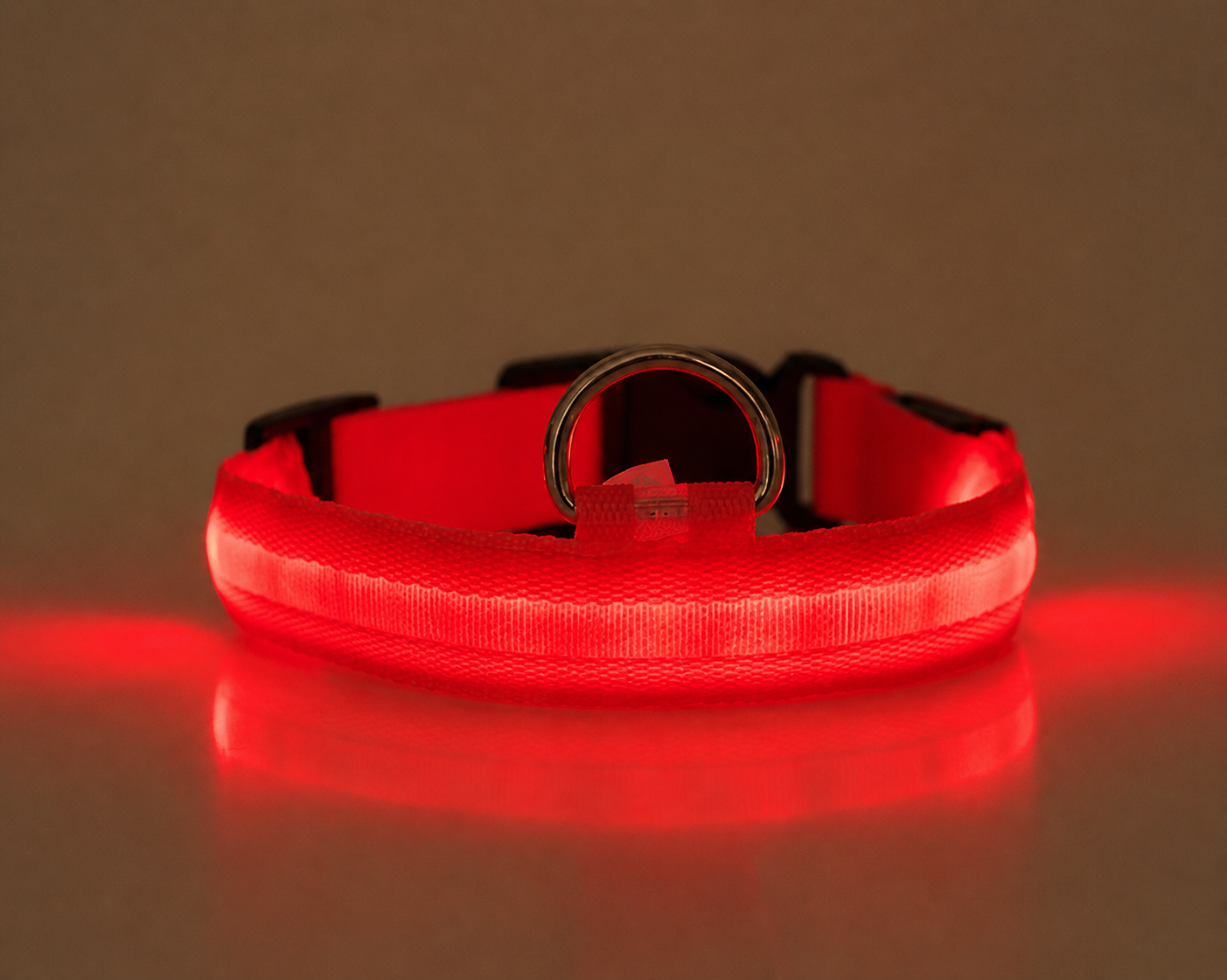 LED Light-Up Pet Collar — USB Rechargeable Safety