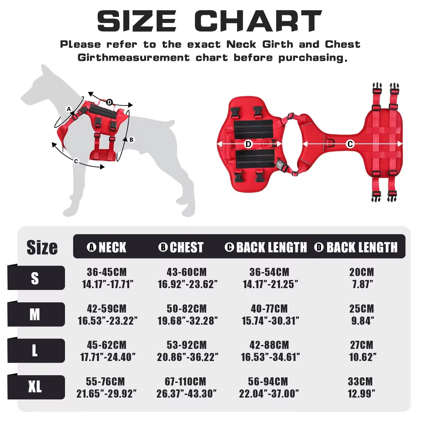 Tactical No-Pull Dog Harness — Dual Handle