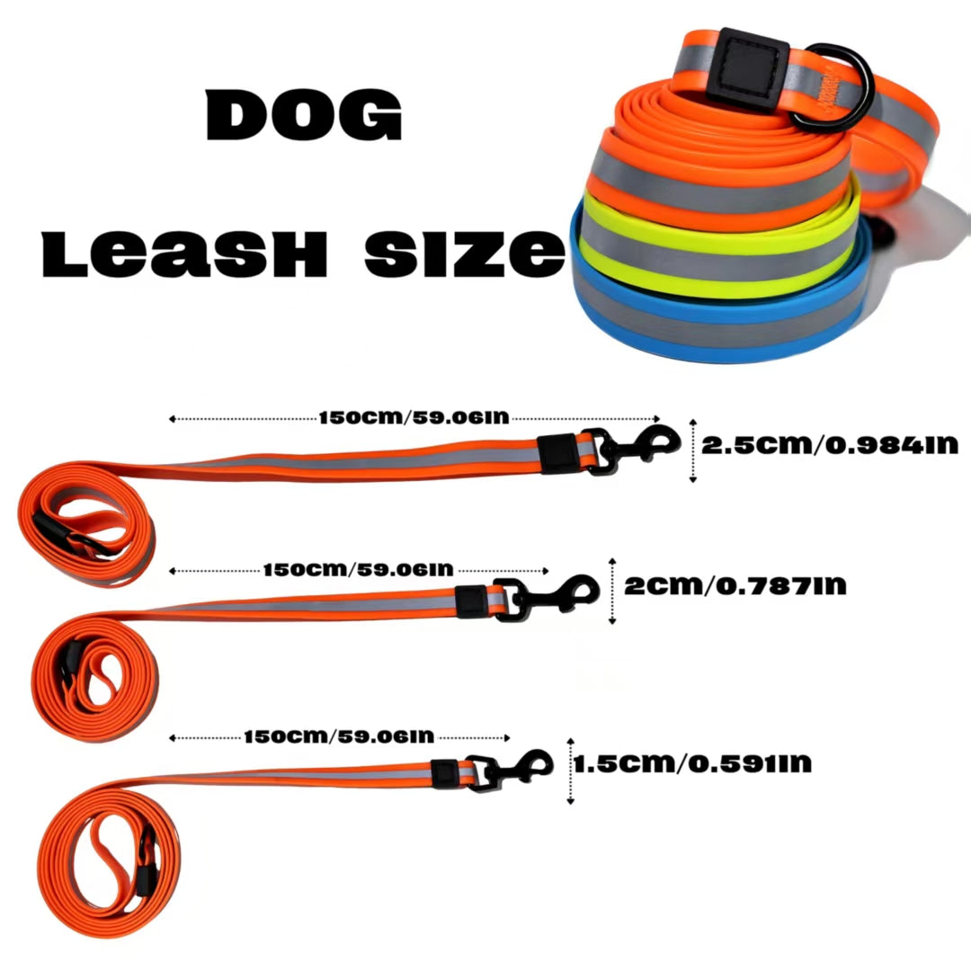Reflective Waterproof Dog Leash — 5ft Heavy Duty