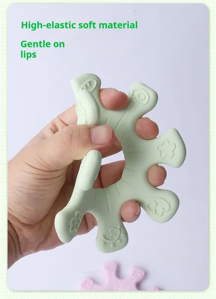 Soft Silicone Flying Ring — Fetch & Bite Dog Toy
