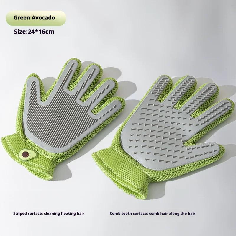 2-in-1 Pet Grooming Glove & Massage Mitt